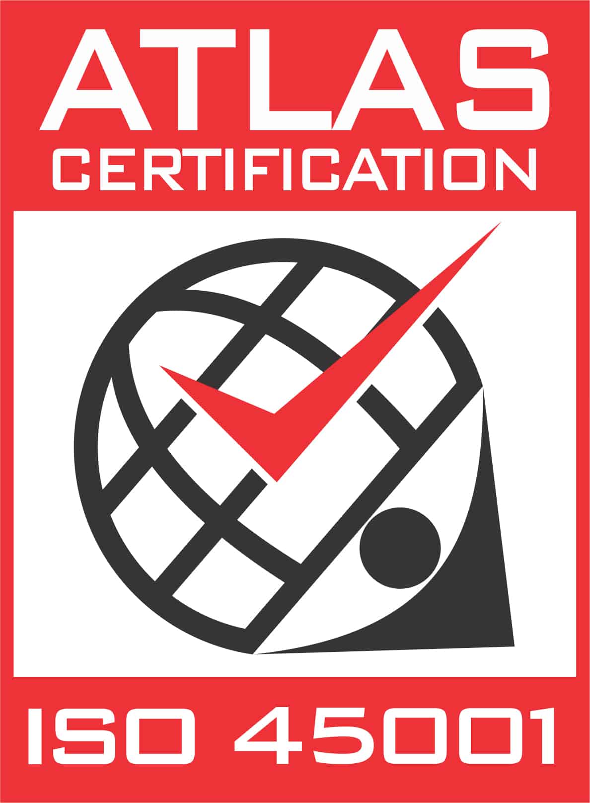 Logo Atlas Certification ISO45001 2018